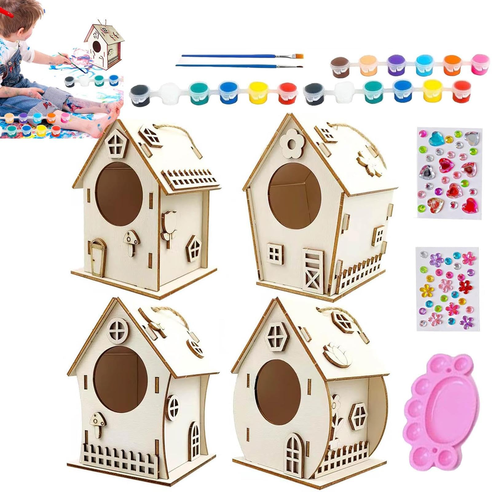 Maison d'oiseaux kit de loisirs créatifs cadeau idéal pour la famille