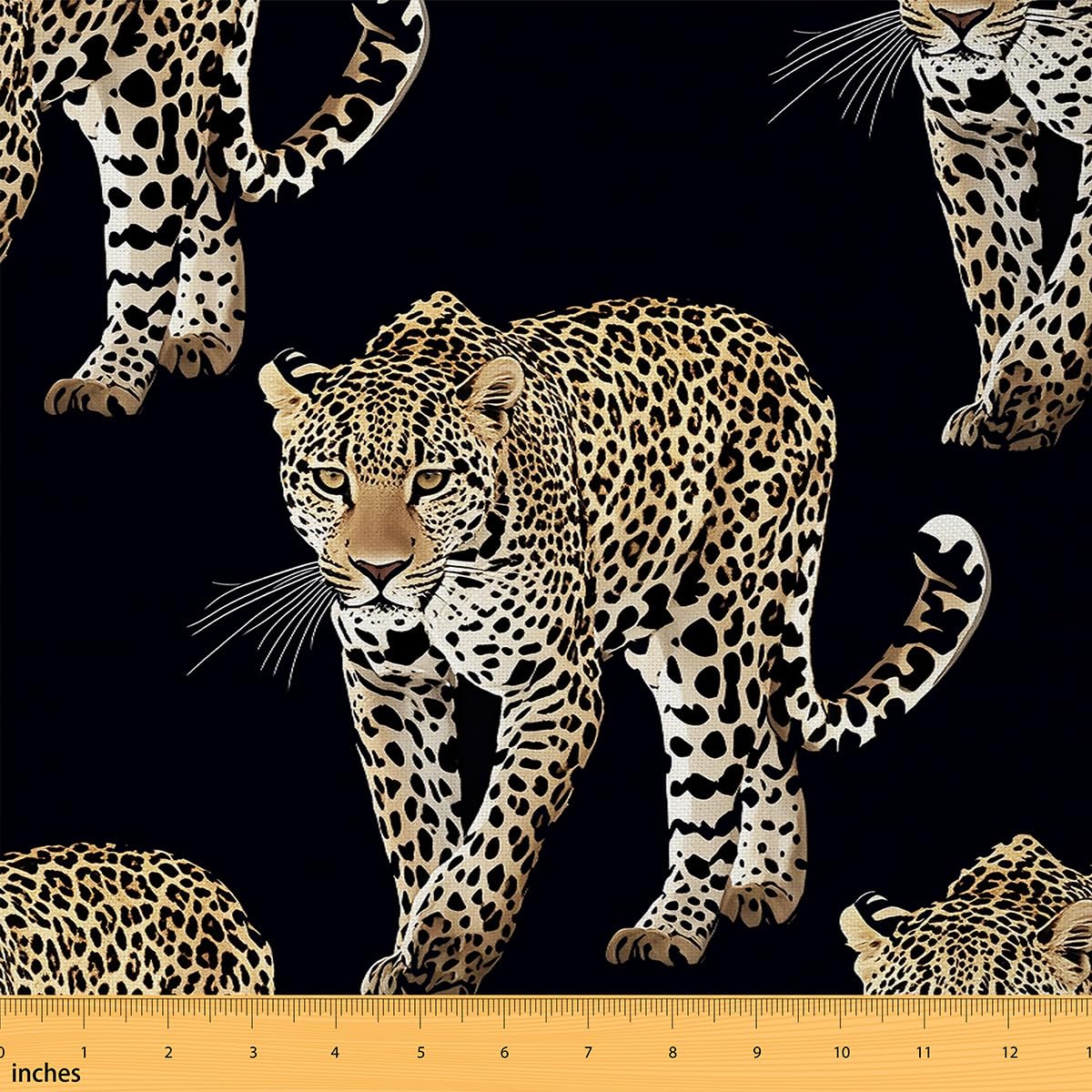Manfei Cheetah Pattern Fabric by The Yard