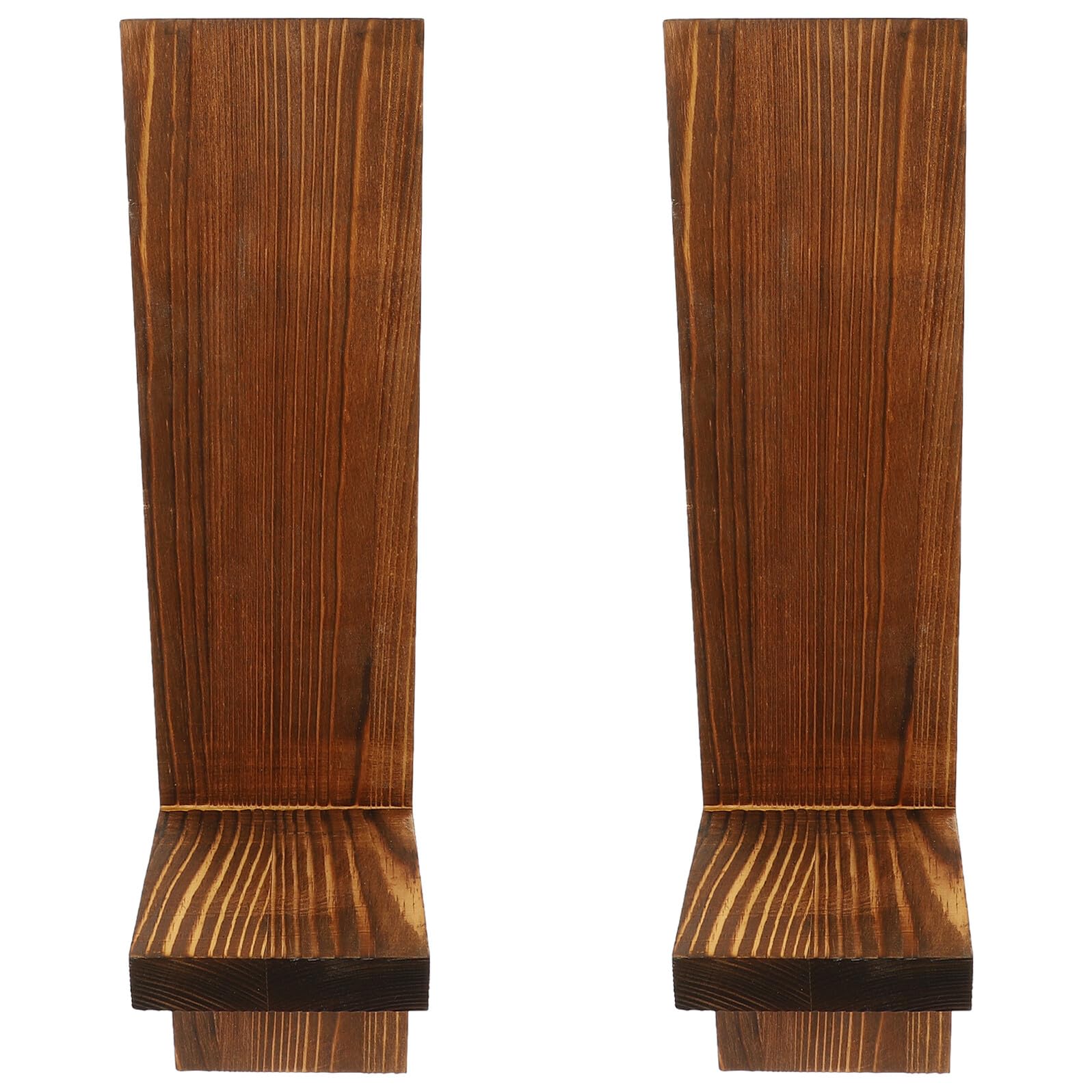 Candelabros de pared de madera con diseño elegante y simple