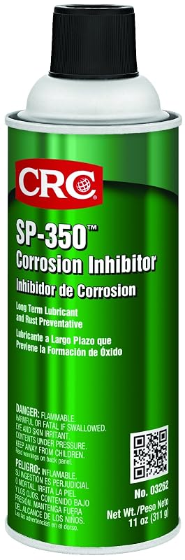 Inibidor de corrosão CRC SP-350 03262 em aerossol, lubrificante para prevenção de ferrugem, 330 mL, pacote com 12