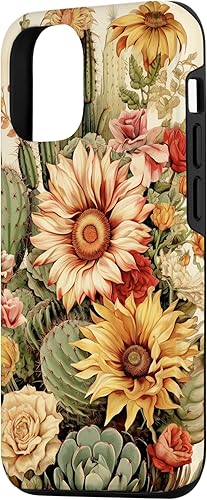 Miniatura 2 de Funda para iPhone 1212 Pro Western Boho Leopard Sunflowers Cactus Rodeo Cowgirl