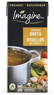 Imagine Organic Chicken Broth, 1L (Pack of 12), Black