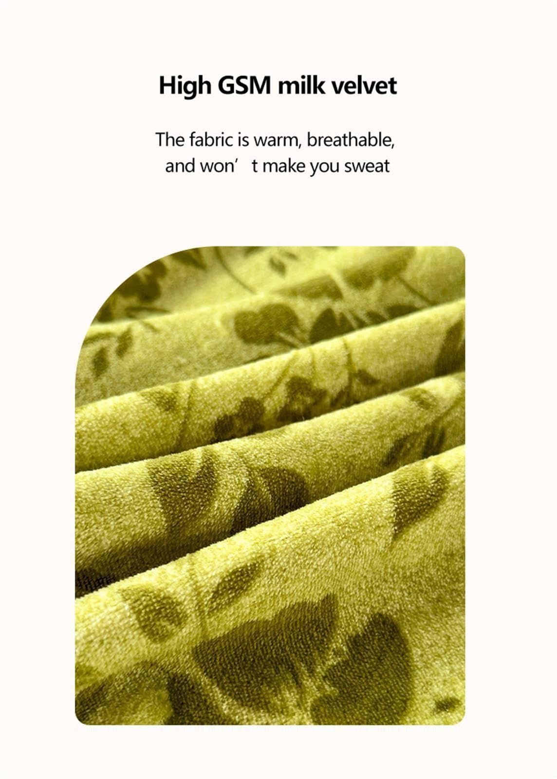 Drap Housse Hiver 120x200-200x220cm Flanelle Velours Bonnet 28cm