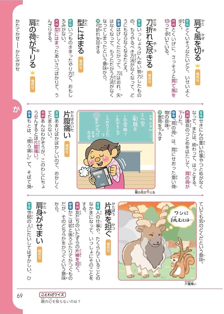 ことわざ辞典 日常生活に活用できる珠玉の言葉　462 三省堂こどもことわざじてん［国語辞典-ことわざ・四字熟語