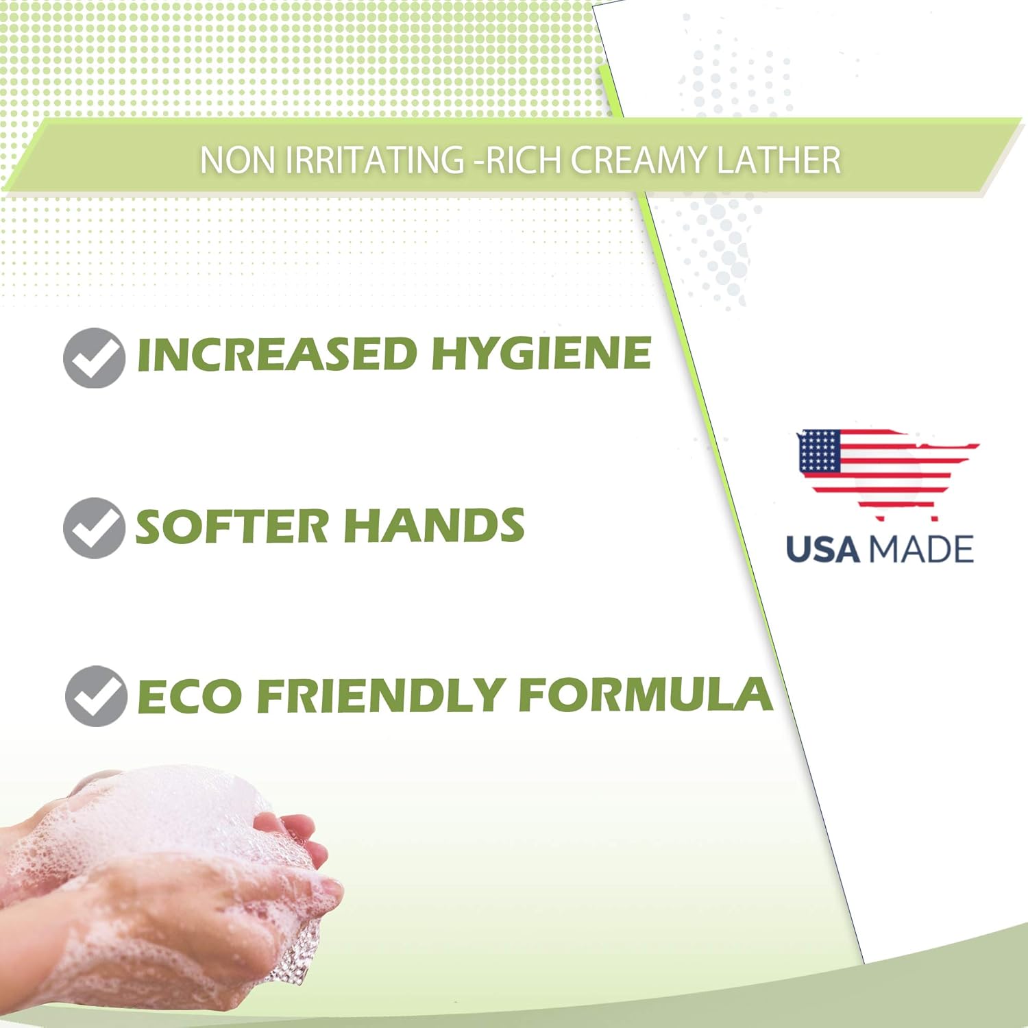 GreenFist Lotionized Hand Soap [ Liquid Gel Refill ] Made in USA, 128 Ounce (1 Gallon) (Coconut Lime)