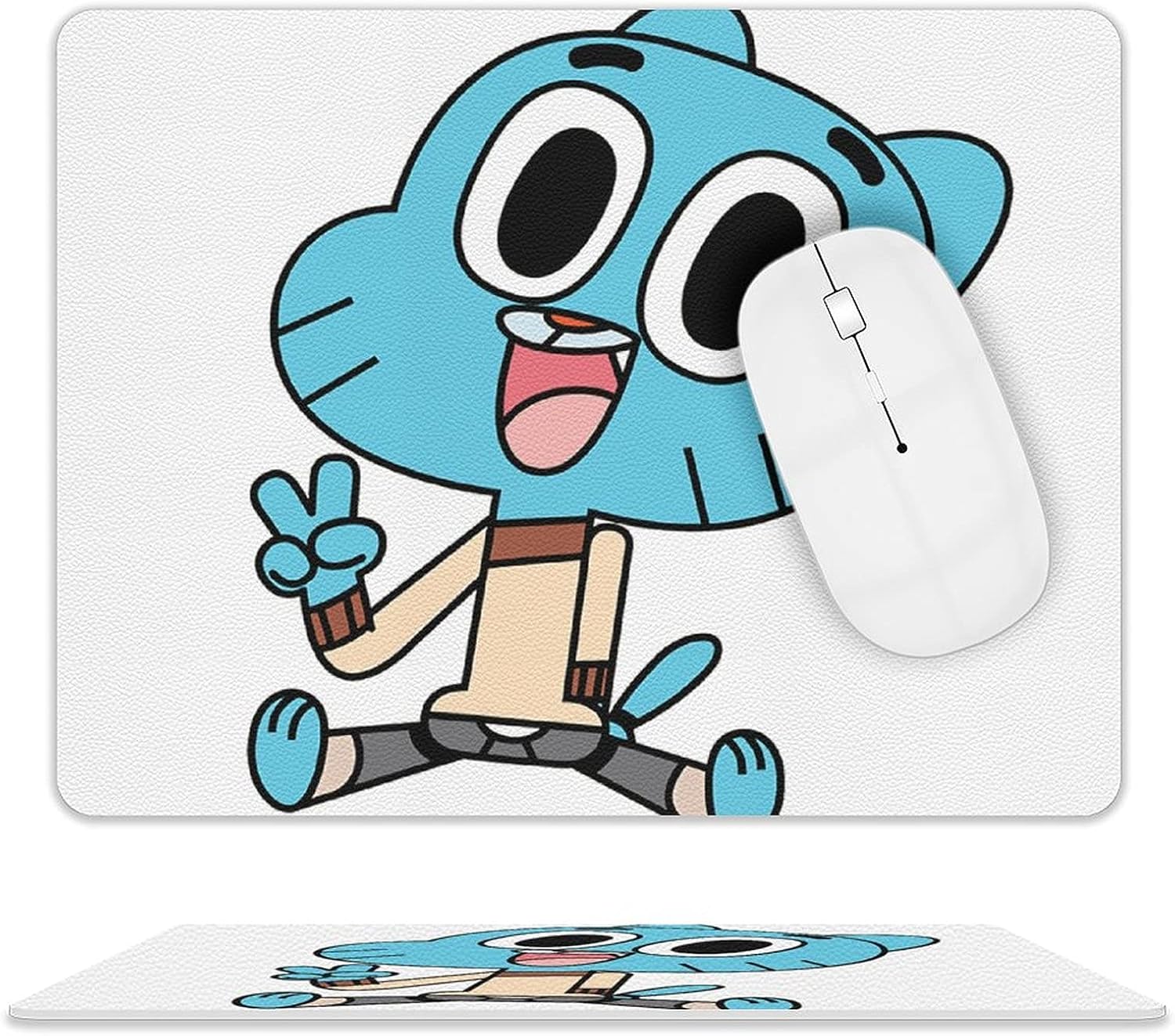 Amazon おかしなガムボール2 マウスパッド 埃、水防止PUレザーマウスパッド 耐久性が良い 滑り止め 洗える ウスパッド 光学マウス