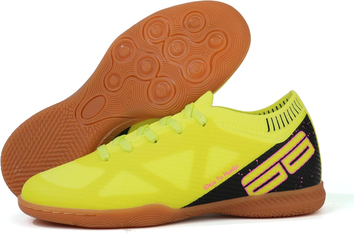 brooman Kids Futsal Indoor Soccer Shoes Boys Girls Soccer Sneakers with Soccer Socks - Image 8