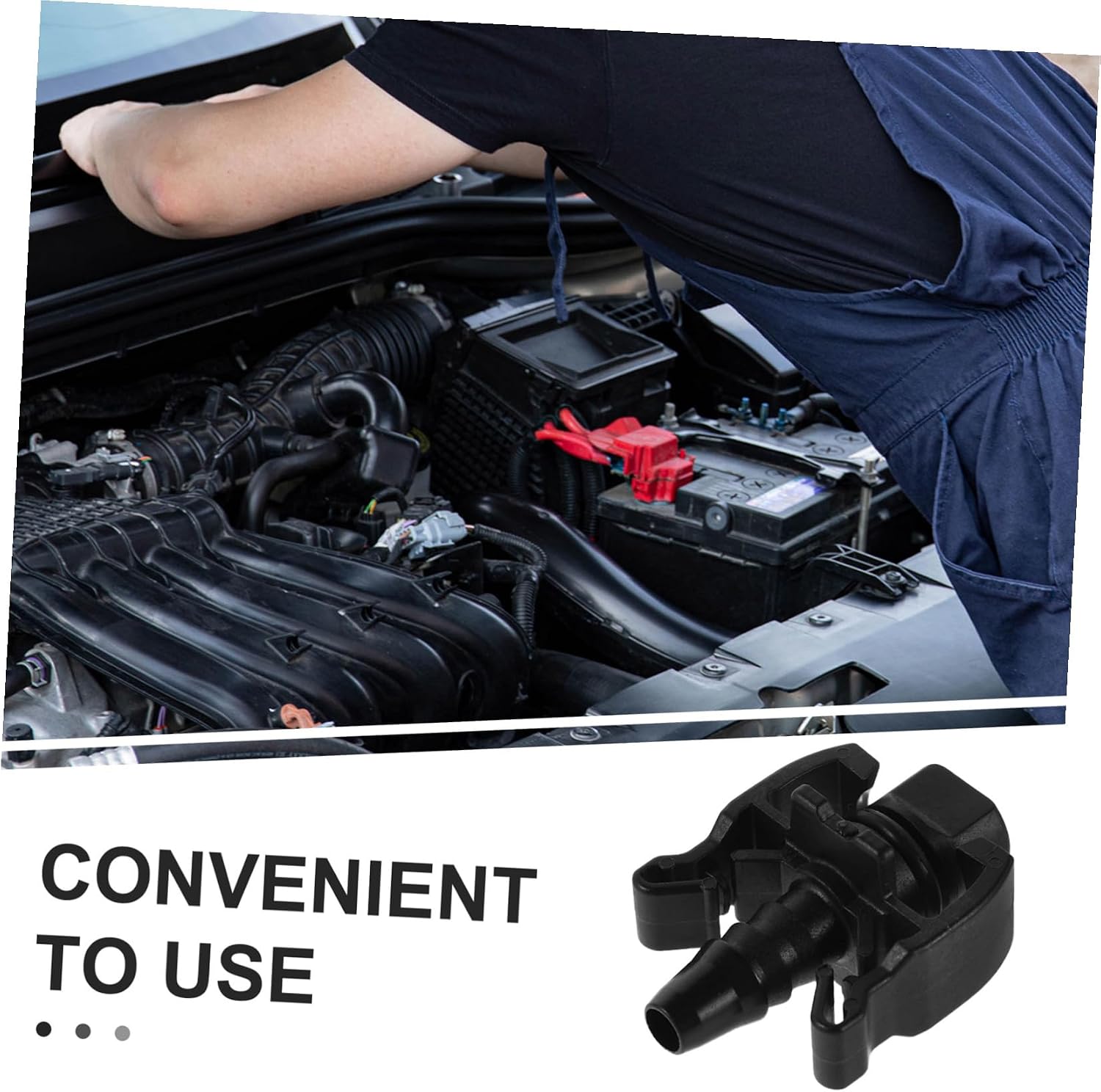 2pcs Auto Radiator Thermostat Connector Hose Fitting for Coolant Tube Outlet, Quick Connect Heater Tube Adapter for Car Cooling System