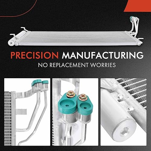 Miniatura 8 de A-Premium Aire acondicionado Condensador A/C Compatible con Kia Optima 2016 L4 2.4L, Reemplazar # 97606C1001