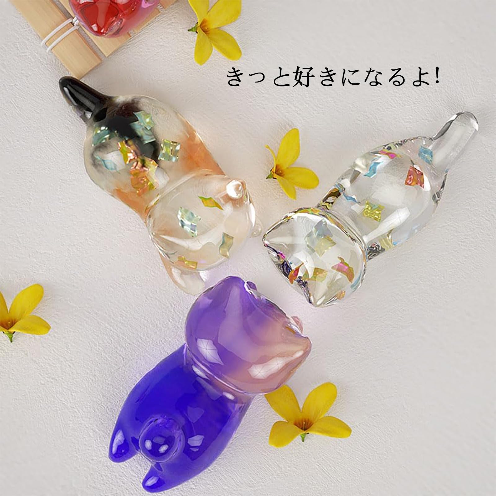 Amazon.co.jp: ねこ 箸置き シリコンモールド レジン シリコンモールド