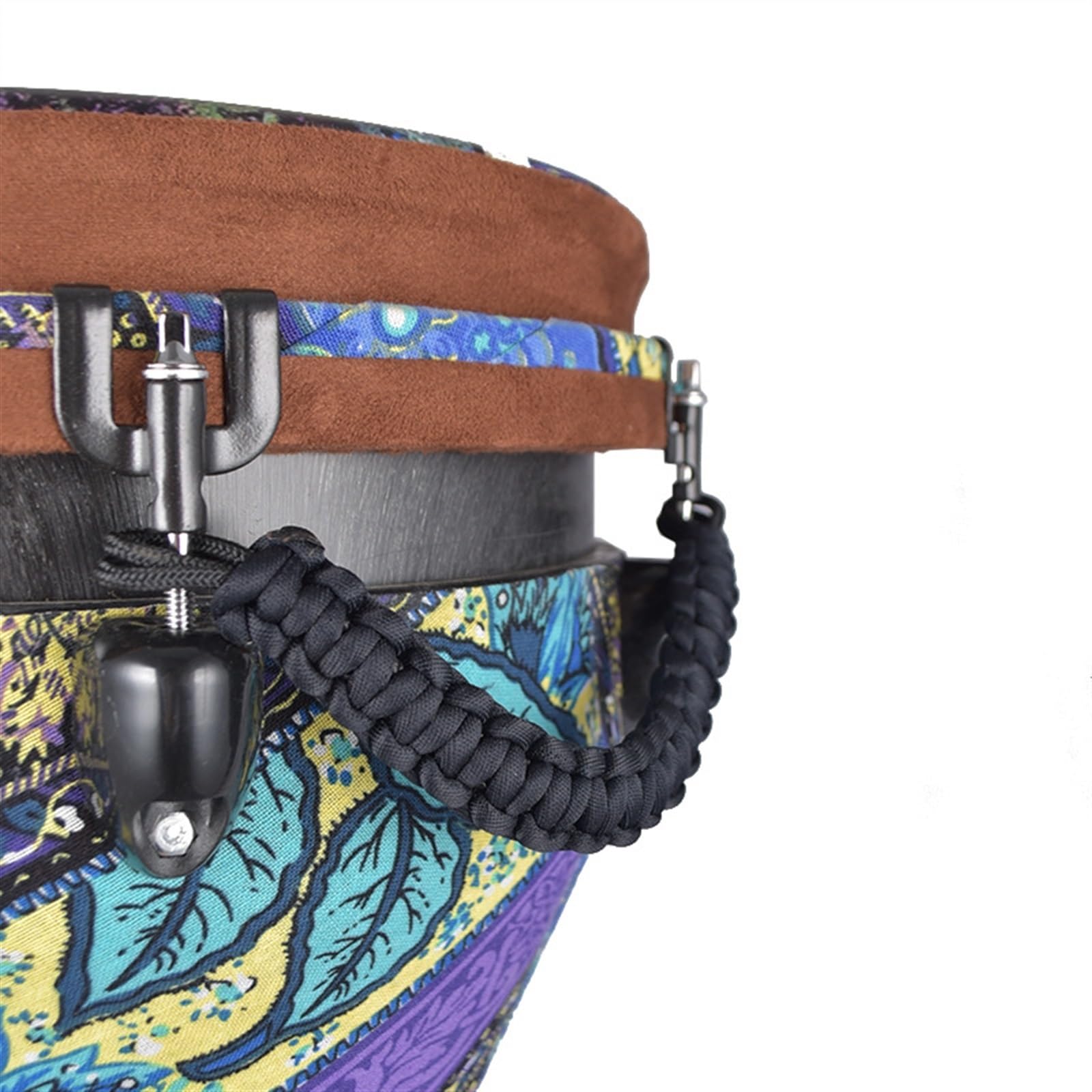 10/12 Pulgadas Yembé Duradero y Portátil, para Acompañamiento de Banda Djembe Drum, Principiante Tambor Djembe Estilo Africano Tambor Africano(PVC10inch D)