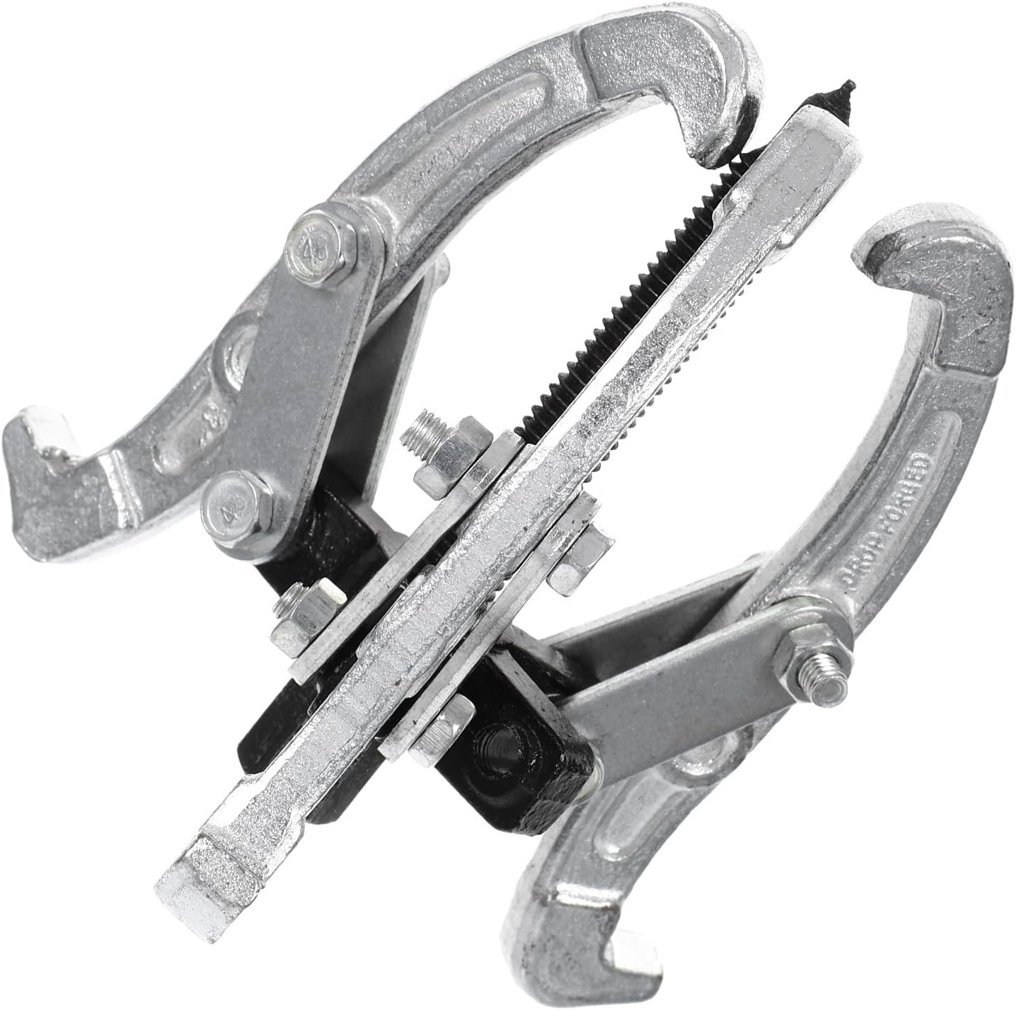 VALICLUD Three-jaw Gear Puller 3-inch Bearing Remover Forged Steel Bearing Pulling Tool for Automotive Repair and Mechanical Maintenance