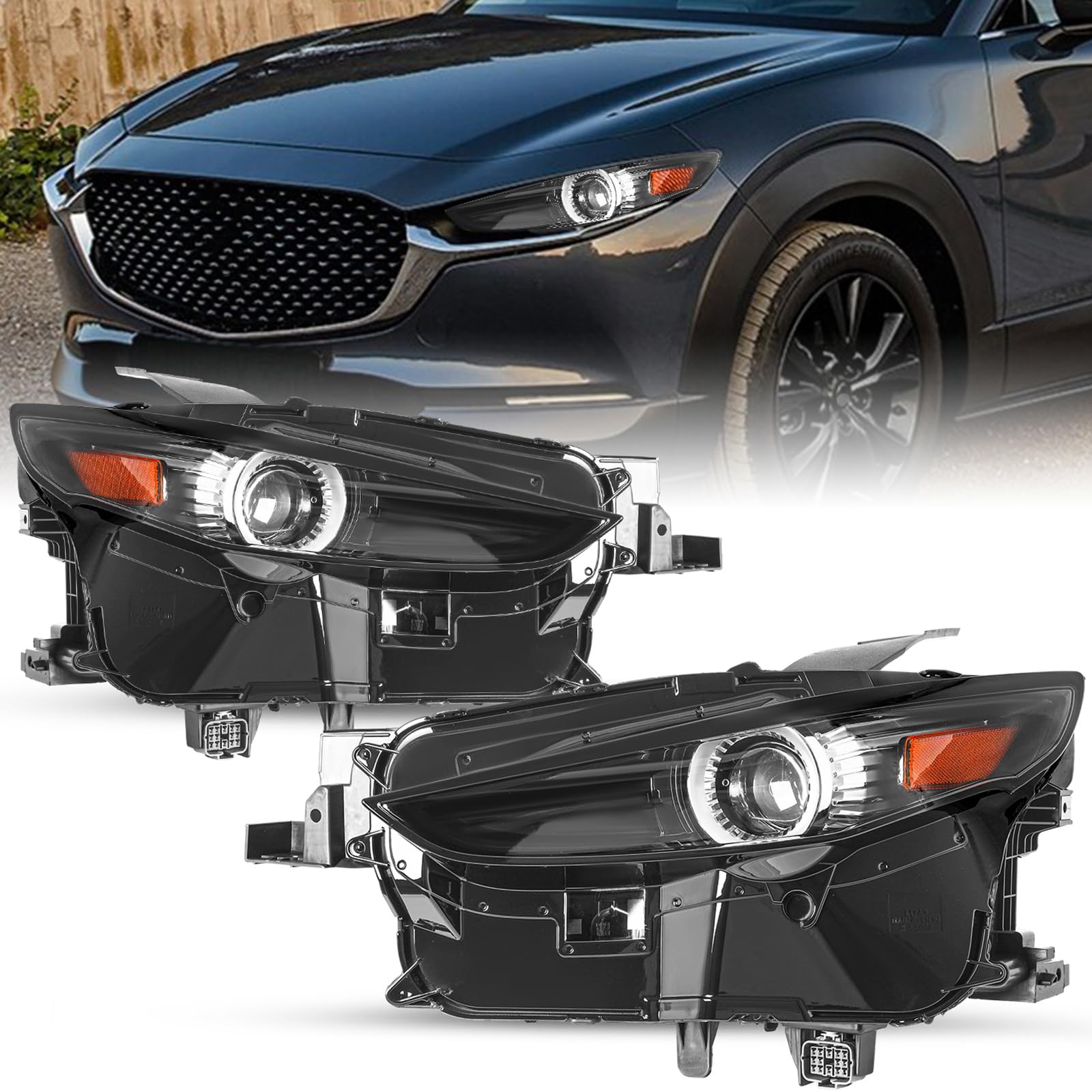 Amazon.com: SOCKIR Full LED Headlight Assembly Fit for 2020-2023