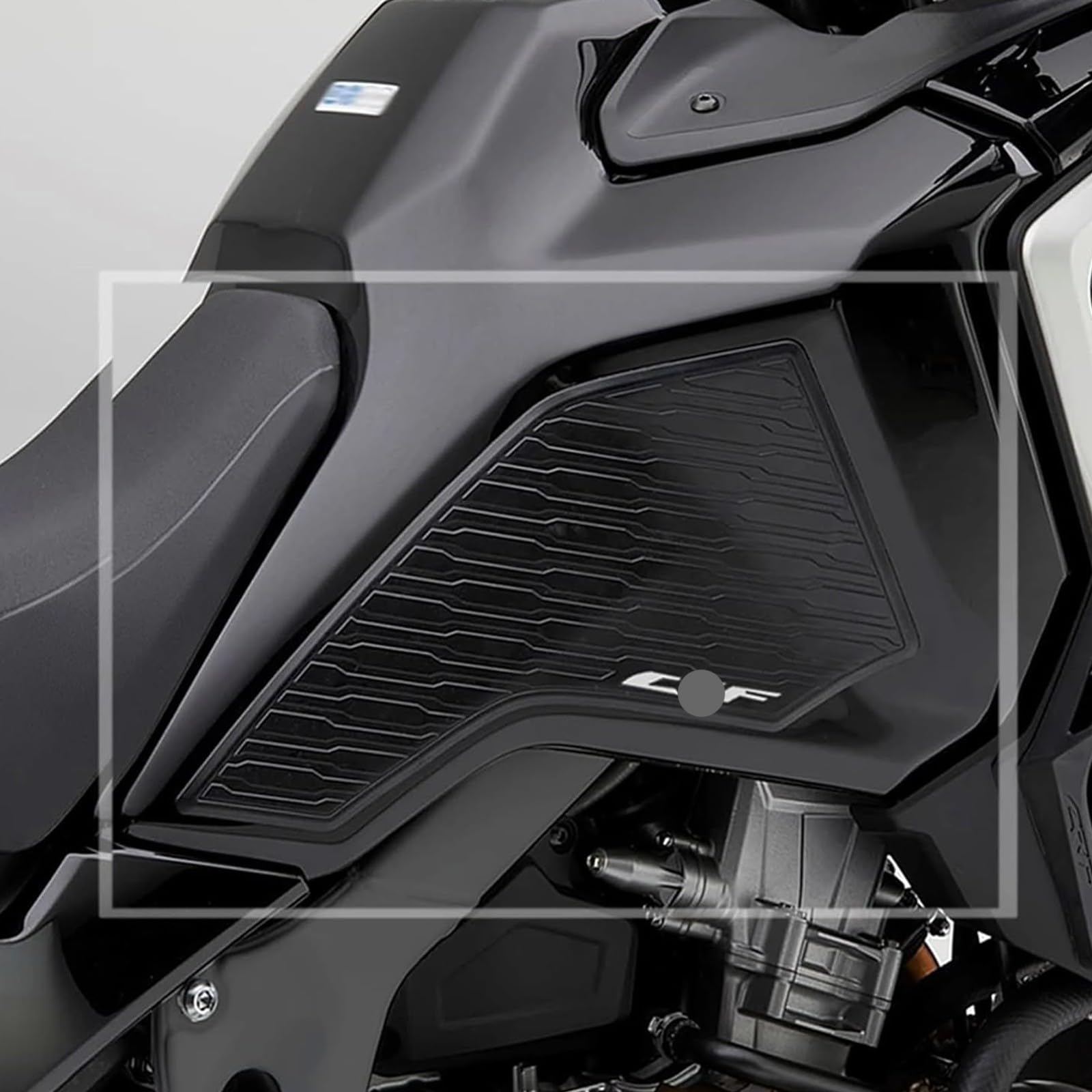 Compatibile con Honda CRF 1000 L CRF1100L Africa Twin Adventure Sport/Standard Moto Laterale Serbatoio Carburante Protezione Adesivi Decalcomania Antiscivolo Gas Ginocchio Grip Traction (Adventure)