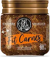 Tempero para Carne Zero Sódio BR Spices Fit Pote 90g