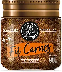 Tempero para Carne Zero Sódio BR Spices Fit Pote 90g