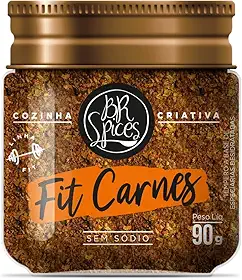 Tempero para Carne Zero Sódio BR Spices Fit Pote 90g