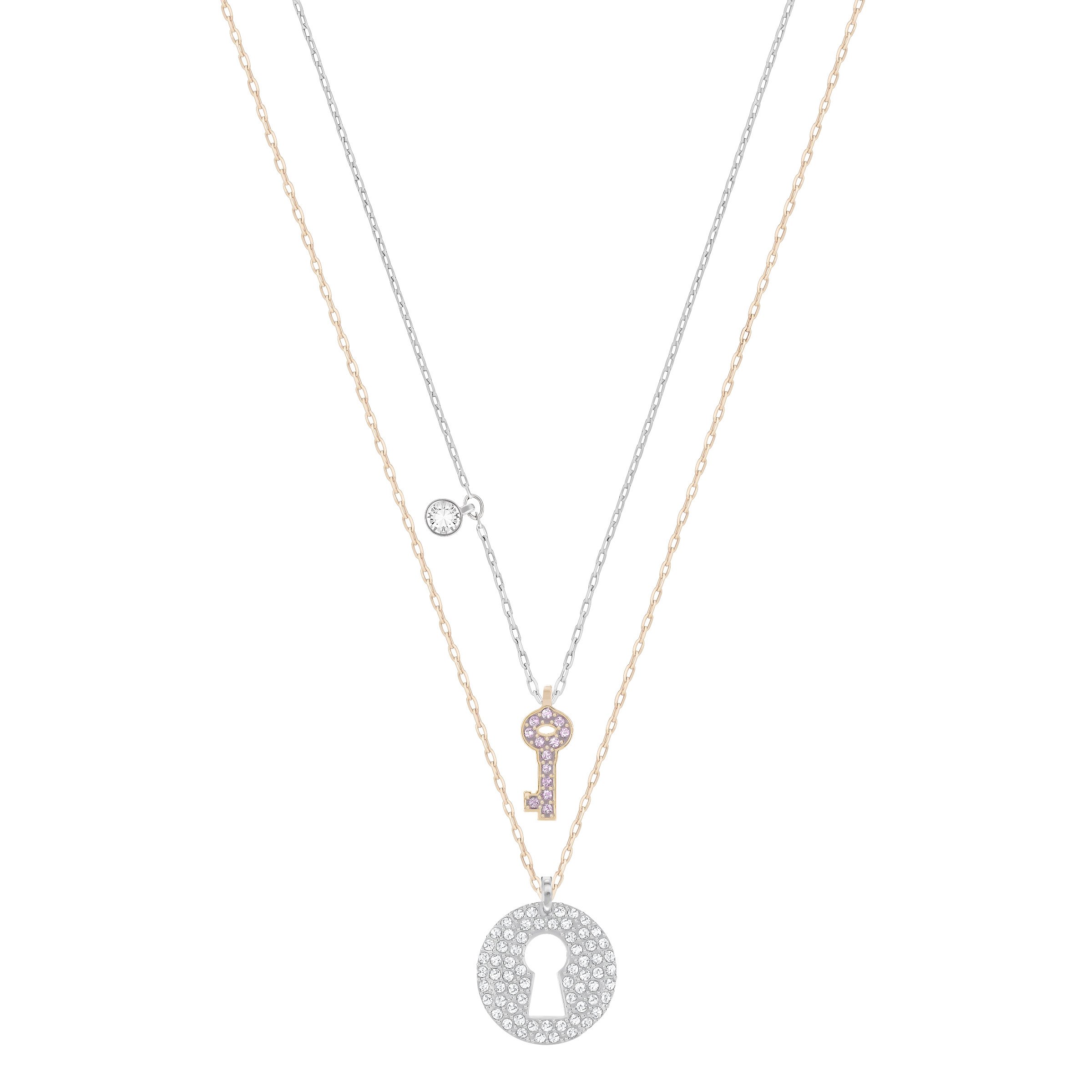 Swarovski - Juego de colgante con colgante de cristal