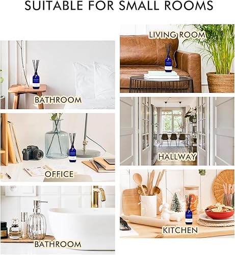 Miniatura 4 de Juego de difusor de varillas con palos, difusor de aceite perfumado de sándalo para baño, ambientadores de habitación, fragancia para el hogar,