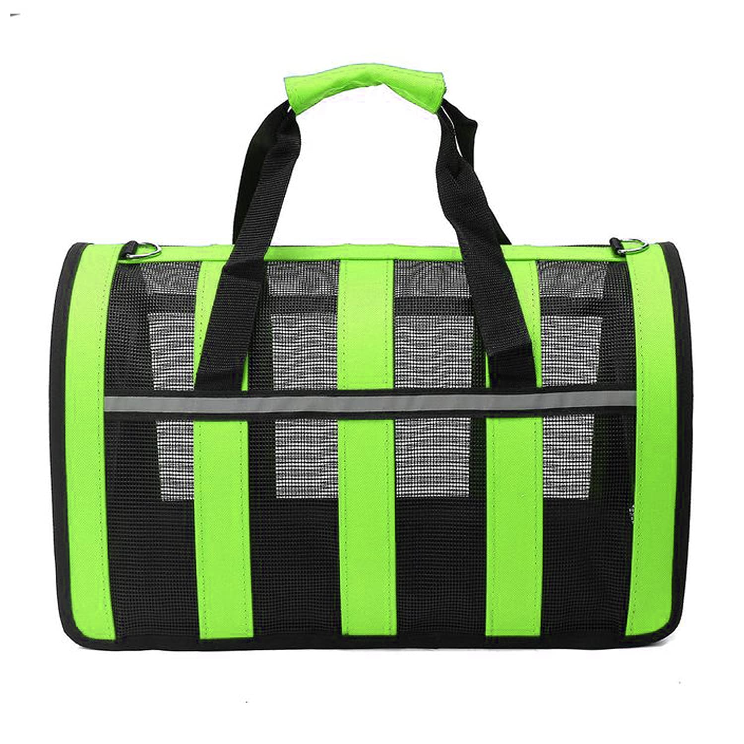 Emily Pets Pet Bag, Outdoor Oxford Striped Grid The Portable Dog Out Super Breathable Travel Cat Backpack for Go Bag Safe(Green) (B09BV99C1K) Amazon Price History, Amazon Price Tracker