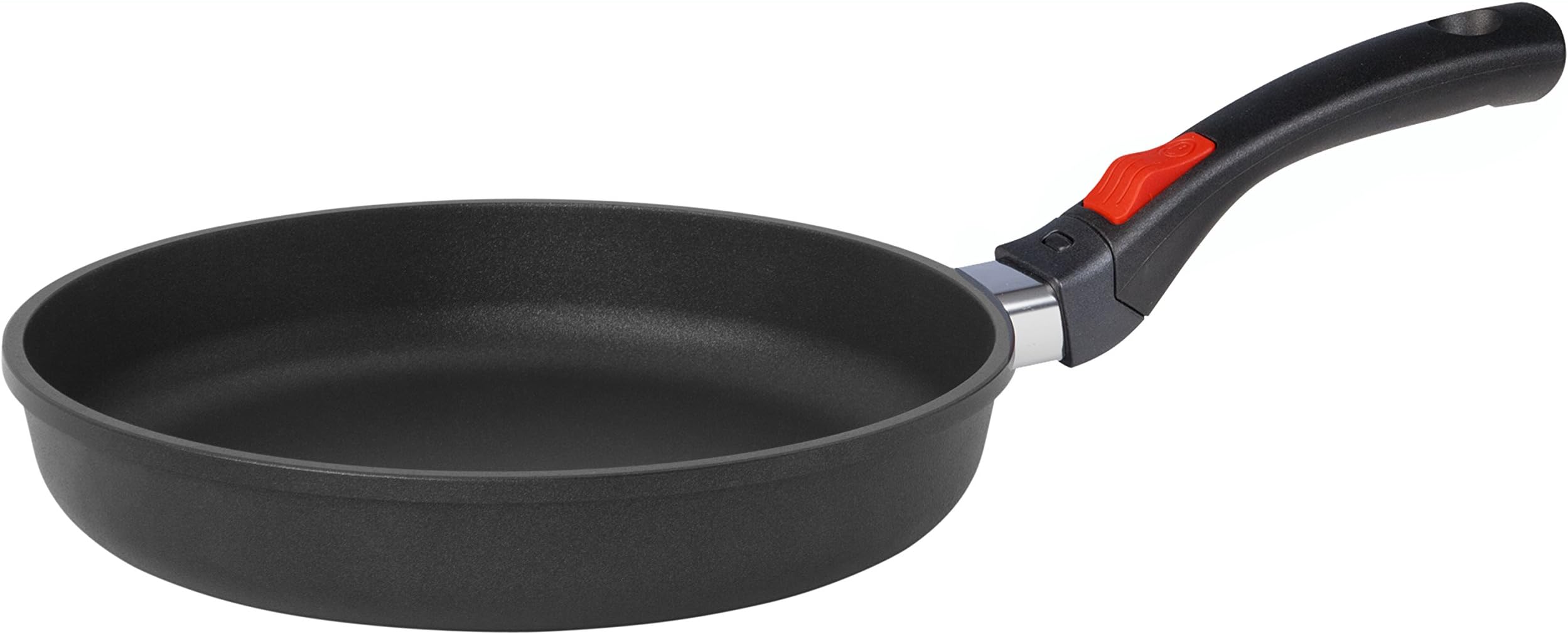 SKK Titan Durit Resist Cast Frying Pan Diameter 32 cm Detachable Handle black