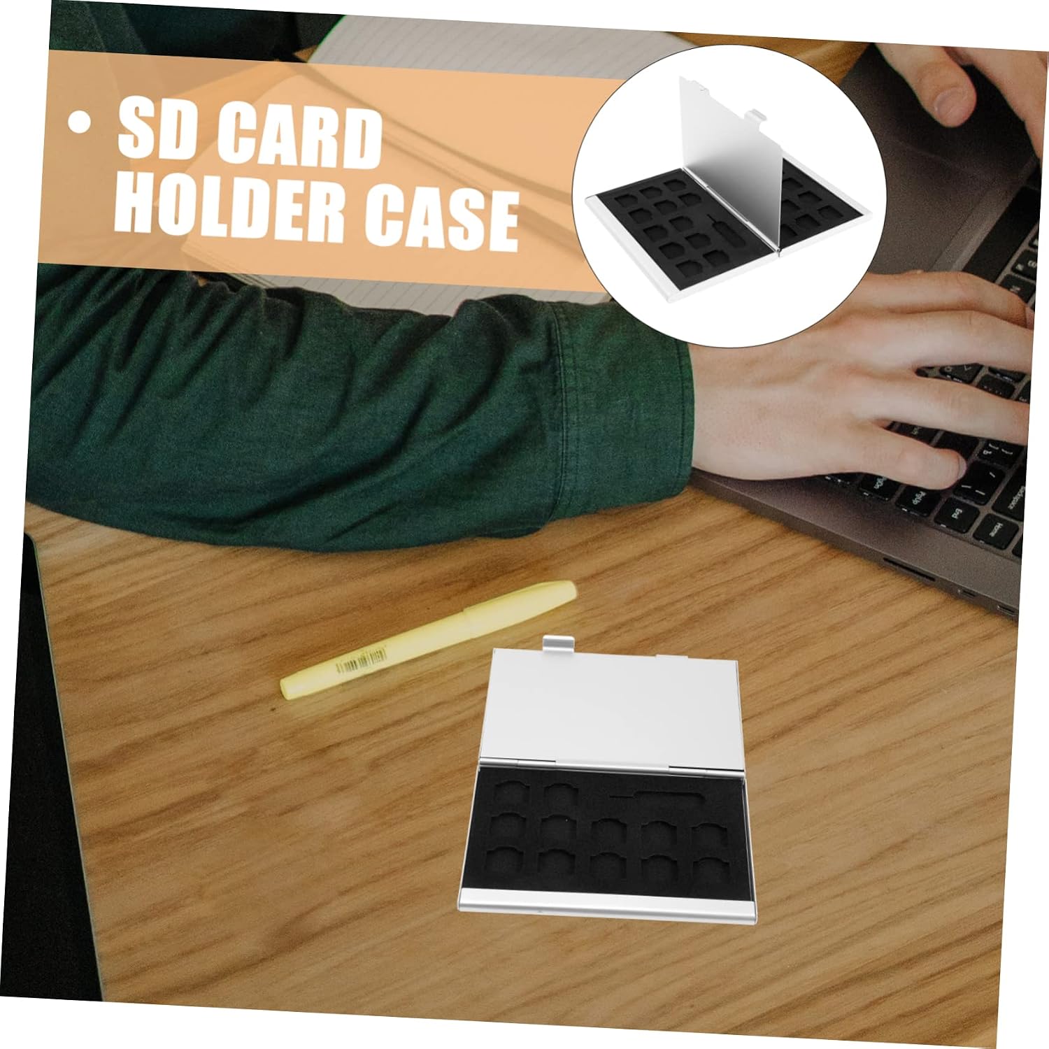 Gadpiparty 4pcs Mobile Phone Card Holder Lightweight Sim Memory Card Storage Box Ergonomic Design for Easy Access Compact Aluminum Case for Protection and Portability