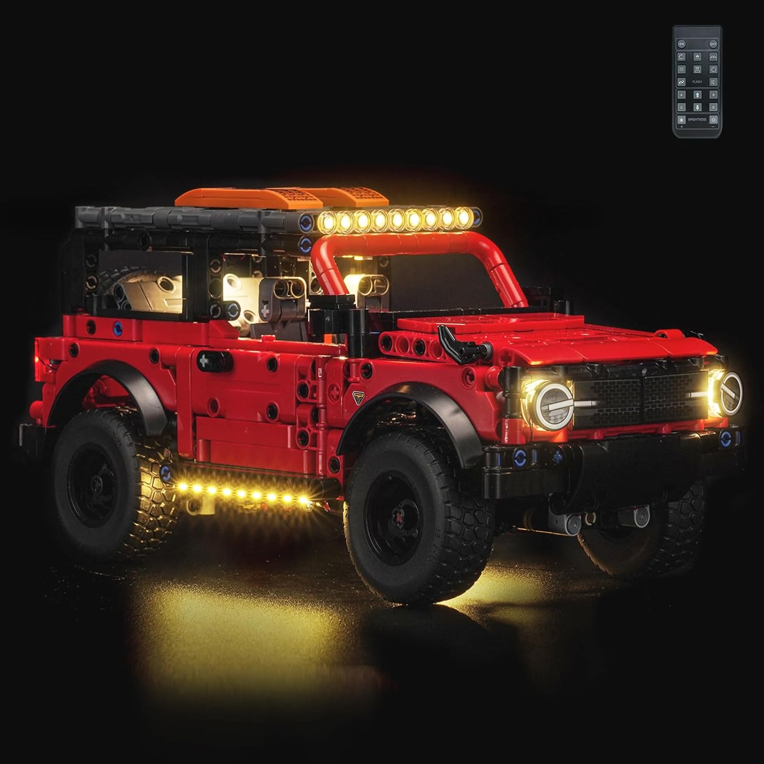 Light kit Compatible with Lego 42213 Ford Bronco SUV - No Model Only Light, LED Lighting Accessories Compatible with Lego 42213 (RC Version)
