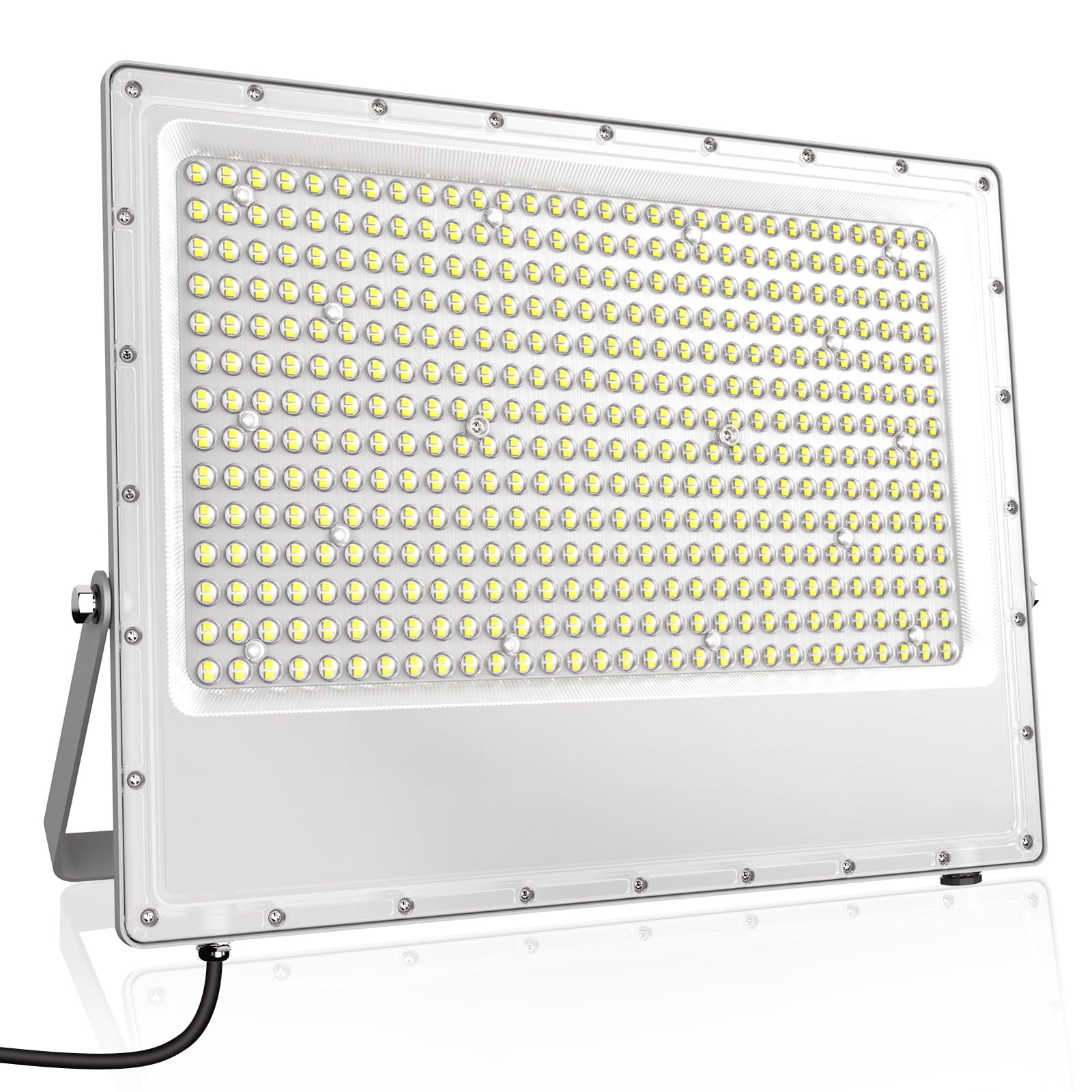 LED Strahler Außen 400W 6000K Kaltweiß LED Fluter 540 LEDs Superhell 40000LM Scheinwerfer, IP65 Wasserfest Aussenstrahler für Hell Garten Garage Sportplatz Hof Auffahrt Türen