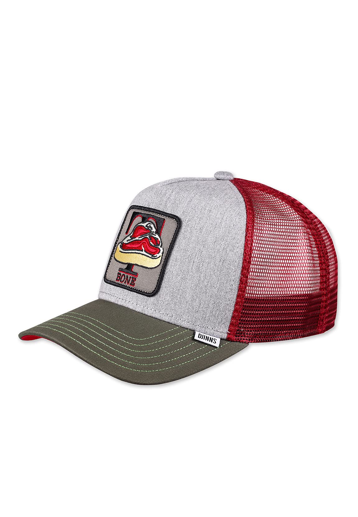 Djinns Trucker Cap HFT Food T-Bone Grey Mehrfarbig