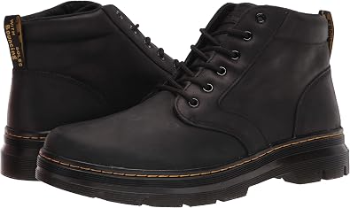 Dr. Martens Unisex Lace Fashion Boot, Black Wyoming, 14 US Men