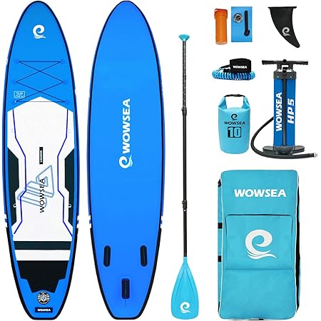 Amazon Wowsea Trophy T1 サップ インフレータブル スタンドアップパドルボード 11 335cm 32 80cm 6 15cm 安定性抜群 Supボード ヨガ 釣り 海 夏 セット ブルー Wowsea スタンドアップパドルボード