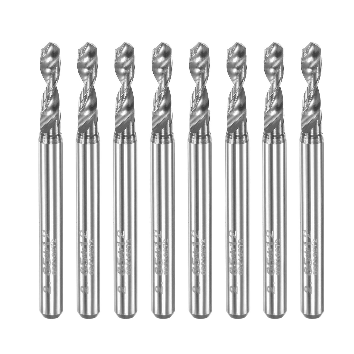 uxcell PCB Drill Bits 2.65mm Tungsten Carbide Spiral Flute Jewelry CNC