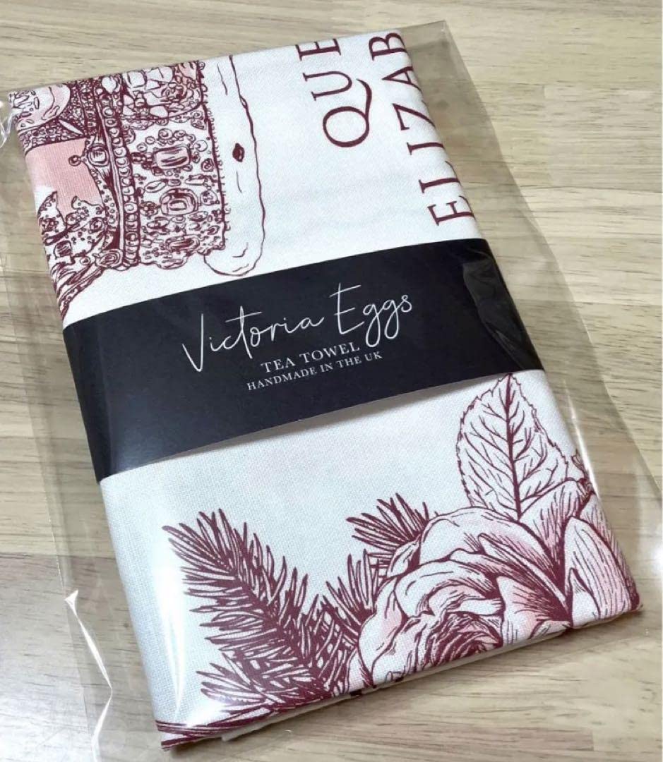 イギリスティータオル３枚セット！(Tea towel)エリザベス女王 ティータオル | 英国雑貨専門店ブリティッシュ・ライフ イギリスティー