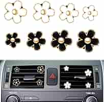 Clip Profumo Per Auto A Forma Di Fiore - Con Compresse Aromaterapia, Per Presa Aria E Decorazione - Foto 9