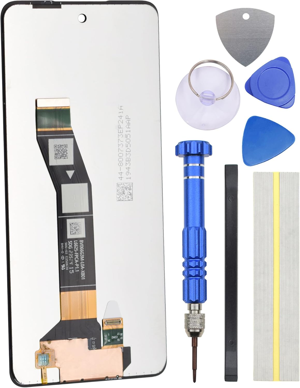 IPS LCD Display Assembly Screen Replacement for Motorola Moto G04s G04 Black 6.56"