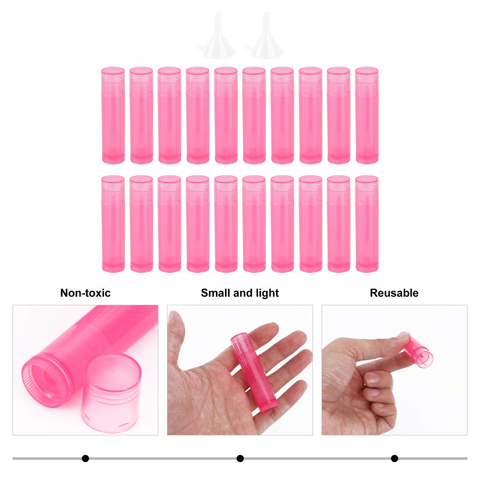 Amazon.co.jp: Frcolor リップクリームチューブ リップバームチューブ  