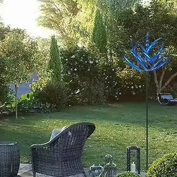 Girandola Metallica Da Esterno - Decorazione Giardino, Rotante 360°, Altezza 73 Cm