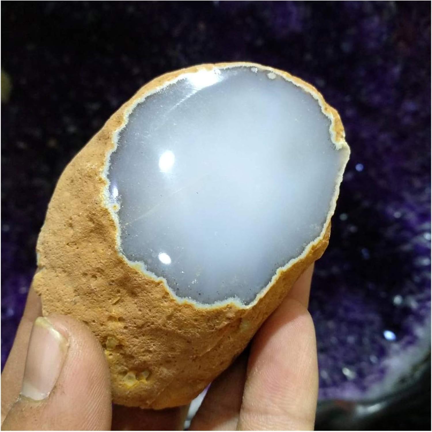FIDEMM Natural Crystal Rough Natural Rough Agate Stone Raw Healing Crystal Agate