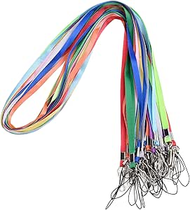 Lot de 6 cordons de pêche à ressort, porte-clés, cordons rétractables
