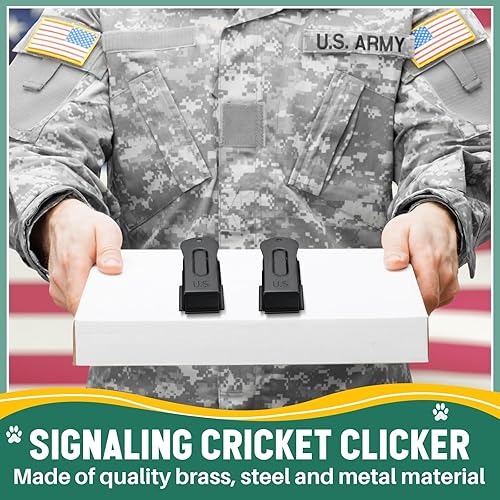 2 Pieces Brass Pet Training Clicker Signaling Cricket — alternate color or size variant on Amazon