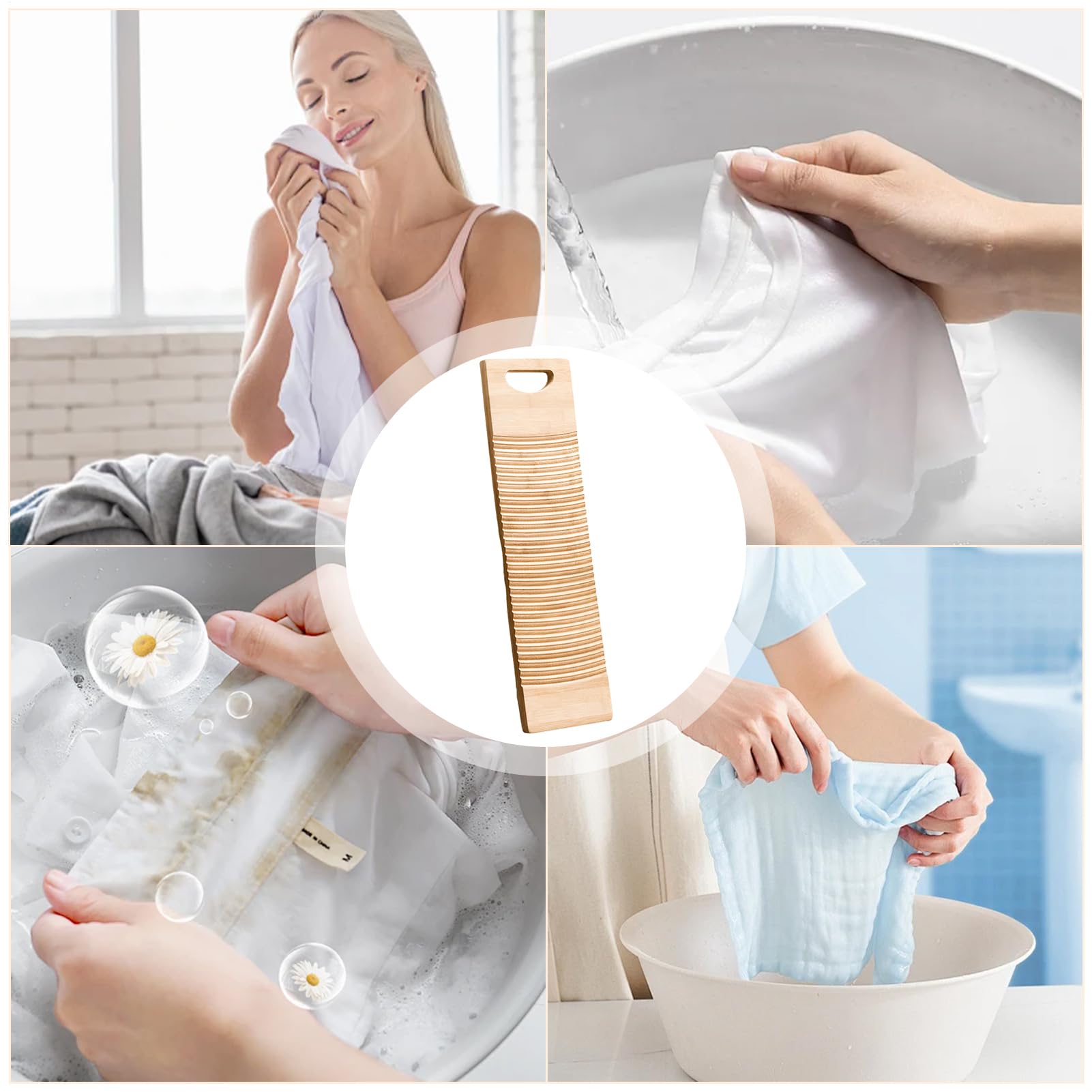 Planche à lessive en bois, planche à laver pour la lessive,Planche à laver lessive | Petite planche de bois, planche à récurer pour le lavage des mains, motif ondulé, nettoyage efficace pour l'école e