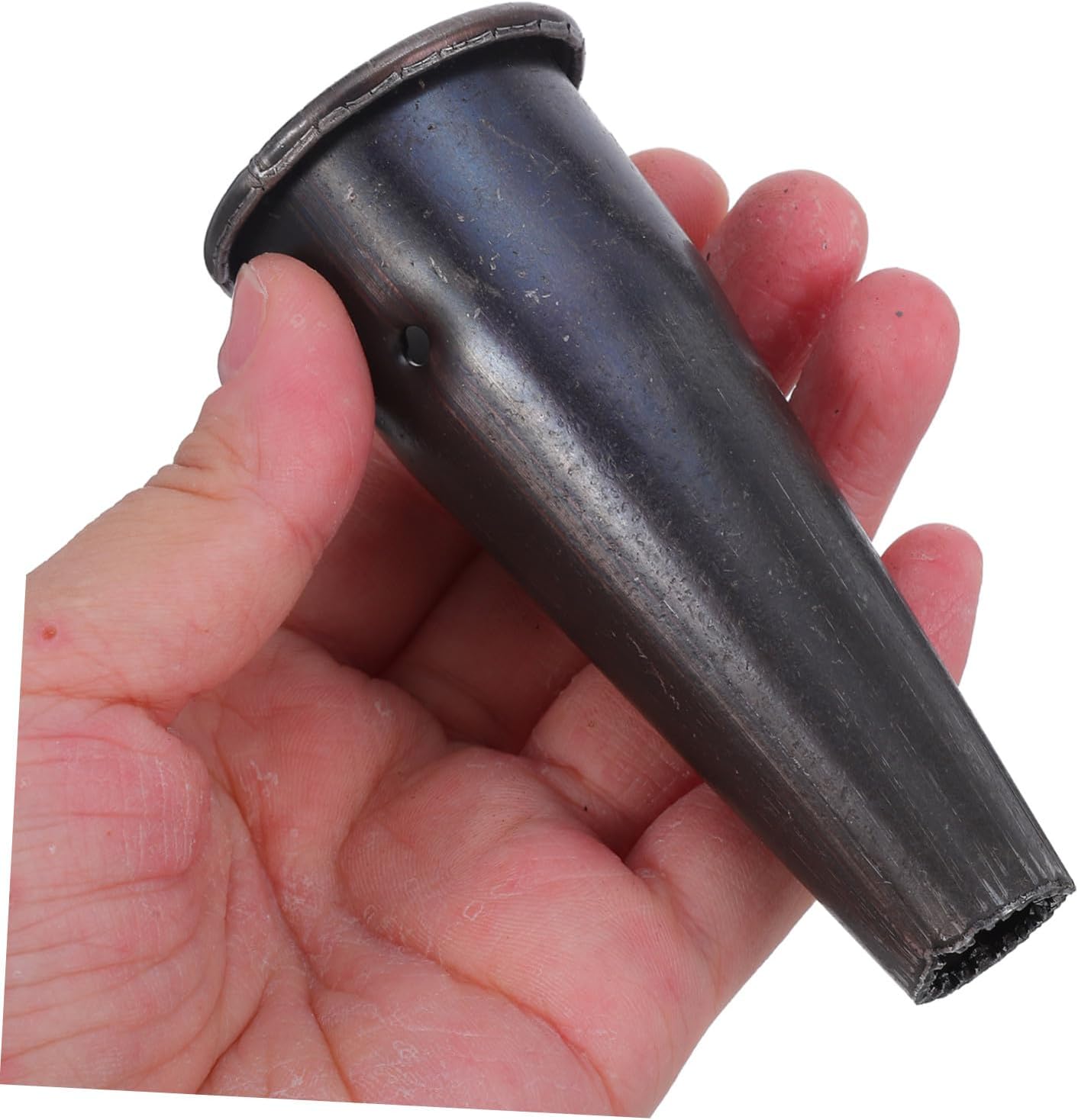 Toddmomy 5 Pcs Rake Handle Replacement Connectors, 1.6 X 4 Inch Manganese Steel Ferrules with Firm Tapered Socket, Compact and Lightweight Wood Handle Sleeve for Garden Tool image 4