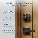 ULTRALOQ Bolt Fingerprint WiFi Smart Lock, Works with Apple Home, Siri, Alexa, Keyless Entry with Fingerprint ID, App Remote Control, Keypad Deadbolt, BHMA Cert., Easy Install, 10 Mo. Battery, Black