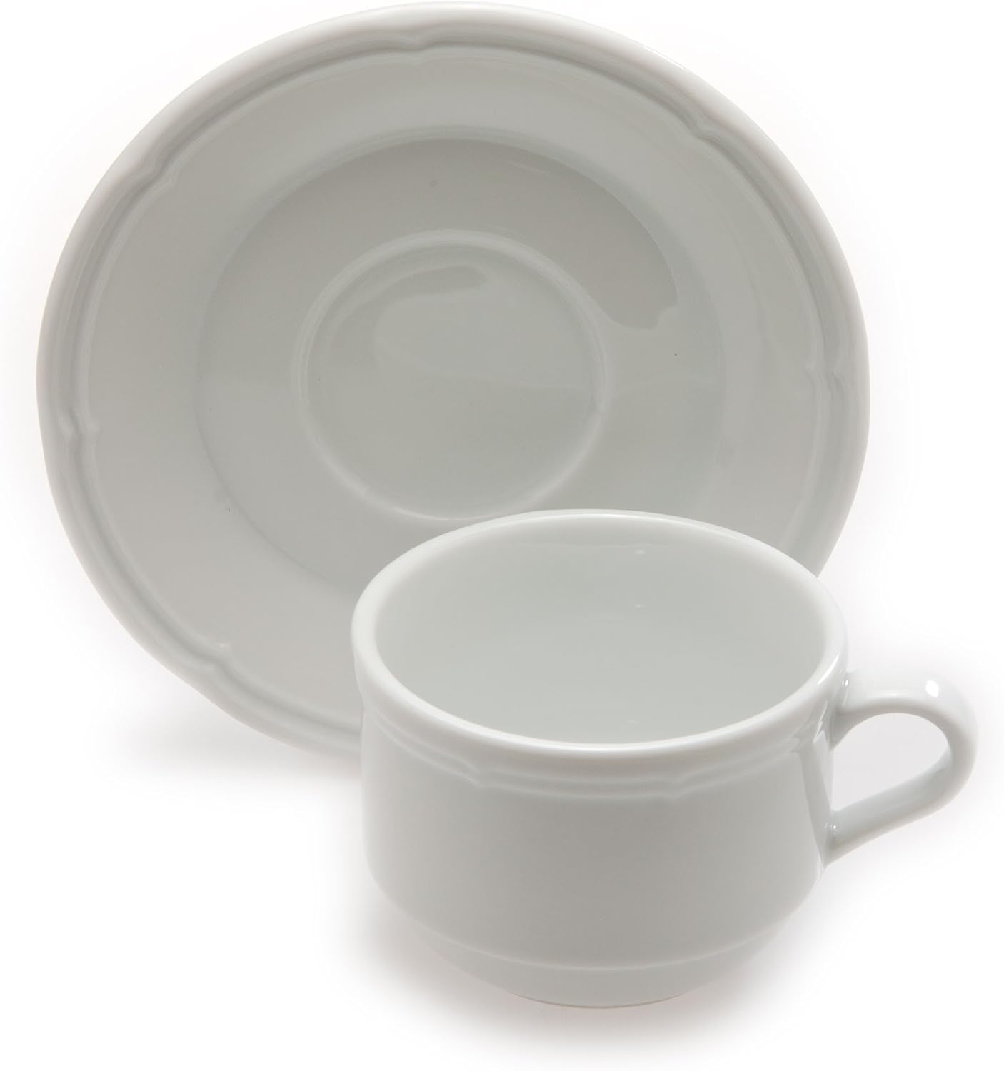 Duo | Tazza in porcellana - 510 ml - Design romantico - Con
