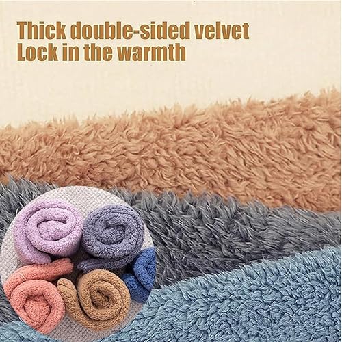 Miniatura 4 de Snuggs - Calcetines acogedores, pantuflas de calcetín Snugglepaws, suaves y cálidos por encima de la rodilla, calcetines altos hasta el muslo