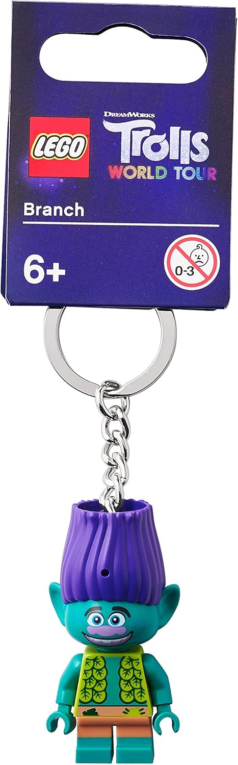 LEGO Trolls World Tour Branch Minifigure Keychain 854004