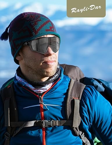 Miniatura 7 de Rayli.Dar Polarized Sports Sunglasses for Men & Women UV400 TAC HD Lenses, Ultra Light TR90 Frame, Cycling Driving Glasses