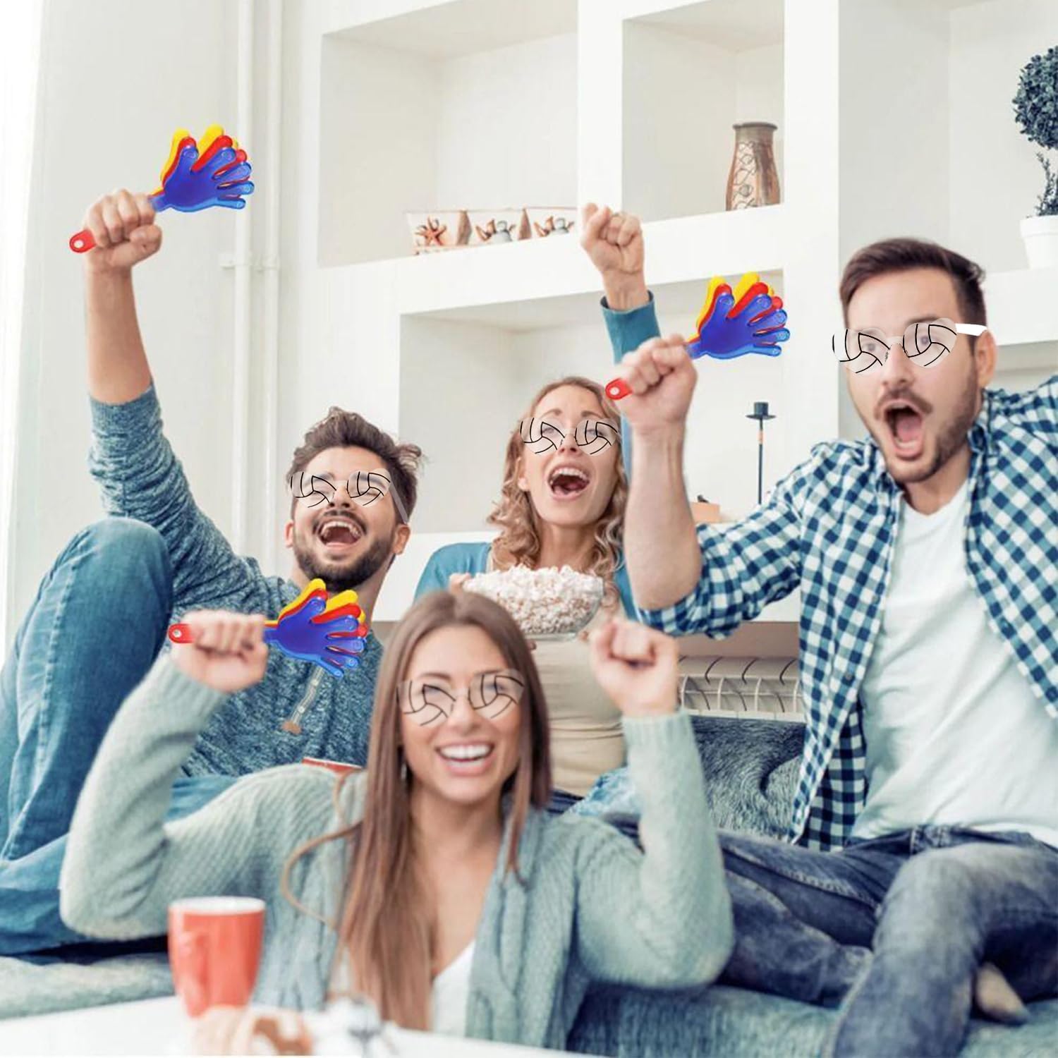 Layway 12 Pcs Sport Glasses Set Football Volleyball Soccer Basketball Sunglasses for Party Favors, Team Event Gifts - Image 4