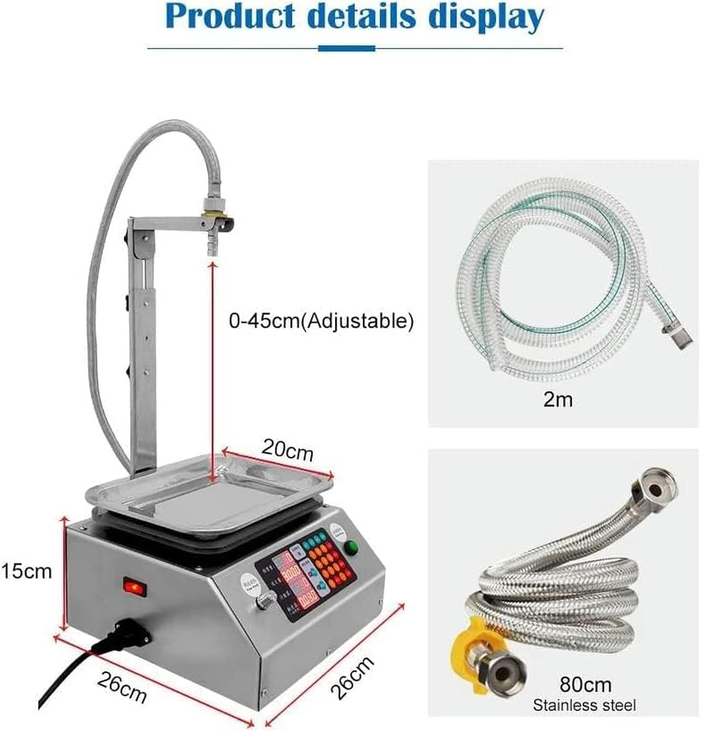 Automatic Fluid Filling Machine, Liquid Dispenser, Electric Bottles Filling, Weighing Machine, for Perfumes ~/