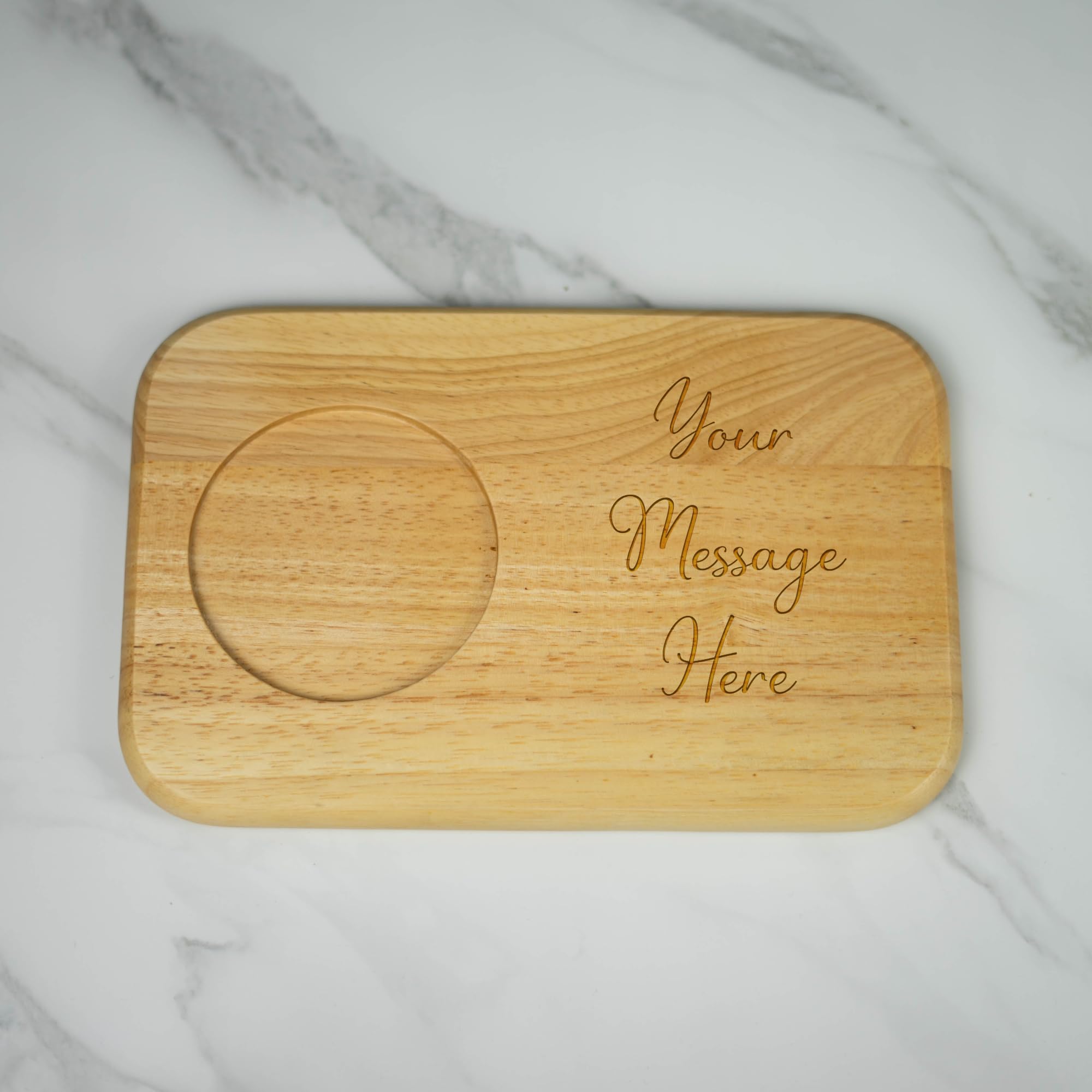 So Bespoke Personalised Wooden Tea and Biscuits, Coffee and Cake Board, Nannys, Grandads, Mothers Day, Fathers Day, (Style 6)